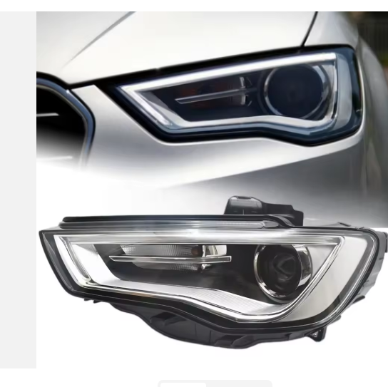 Передние фары для Audi A3 8V (2014–2016), OEM 8V0941005C/8V0941006C — общий вид