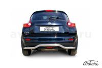 Защита заднего бампера Arbori d57 "волна" NISSAN JUKE 2WD 2010-
