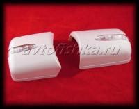 Mercedes W124 (84-95), W201 190 декоративные накладки на боковые зеркала, под покраску, со светодиодным поворотником комплект 2 шт.