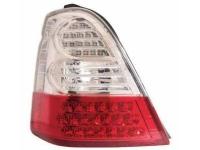 Honda Odyssey (99-05) фонари задние светодиодные, красно-хромированные, комплект 2 шт.