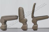 Ford Focus (11–15) Подлокотник с боксом, бежевый (Abs - кожзам.)