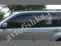 Дефлекторы боковых окон EGR 4 части темные Nissan X-Trail T30 2001-2006