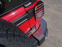 Jeep Wrangler (14–) Накладки на задний бампер (декоративные), к-т 2 шт. (Wrangler 3D (3,6))