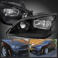 Ford Focus 2 (04-08) фары передние черные, заводской стиль