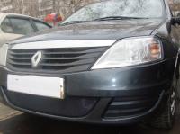 Renault Logan (10–14) Защита радиатора, чёрная