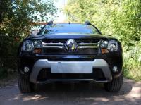 Renault Duster (15–) Защита радиатора, чёрная, низ