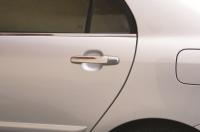 Toyota Corolla (02–07) Нижние молдинги стекол, нерж., 4 части (хэтчбек/седан)