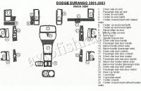 Декоративные накладки салона Dodge Durango 2001-2003 Соответствие OEM, 28 элементов.