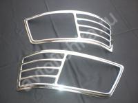 Volkswagen Transporter T5 (2003-2010) накладки на фары из нержавеющей стали, 2 шт.