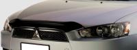Mitsubishi Lancer (07–) Дефлектор капота, темный, седан