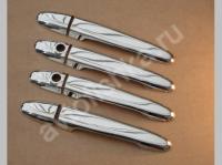 Volkswagen Crafter (2006-) накладки на ручки дверей из нержавеющей стали, 4 шт.