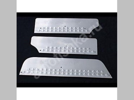 Volkswagen Transporter T4 (1998-2003) накладки на пороги из нержавеющей стали, 3 шт.