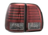 Lexus LX470 (1998-2002) фонари задние, красно-тонированные, тюнинг со светодиодами (Sonar), комплект 2 шт.