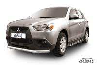 Защита переднего бампера Arbori d76 MITSUBISHI ASX 2010-2012