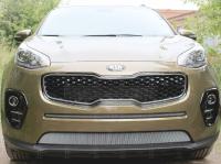 Kia Sportage (16–) Защита радиатора, хром, низ