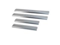 Volkswagen Polo (15–) Накладки на внутренние пороги, 4 части, нерж.