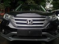 Honda CR-V (12–14) Защита радиатора, чёрная (2.0)
