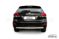 Защита заднего бампера Arbori d76 радиусная TOYOTA VENZA 2012-