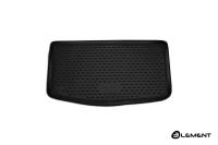 Kia Picanto (17–) Коврик в багажник Element, 1 шт. (полиуретан), чёрный, хэтчбек