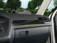 Volkswagen Tiguan (17–) Накладка на торпеду над перчаточным ящиком, черн. цвет