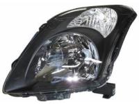 Suzuki Swift (04-) передние тюнинговые фары черные, комплект 2 шт.