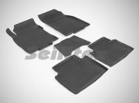 Nissan X-Trail (14–) Коврики салона резиновые с высоким бортиком