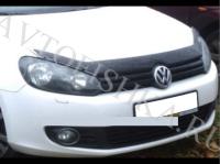 Дефлектор капота темный VW Golf 6 2009-