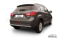 Защита заднего бампера Arbori d57 MITSUBISHI ASX 2014-