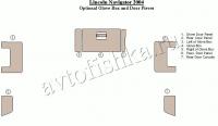 Декоративные накладки салона Lincoln Navigator 2004-2004 Optional перчаточный ящик и двери Pieces