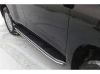 Toyota Land Cruiser Prado 150 (10-) защита боковых порогов, труба 42 мм, комплект 2 шт.