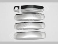 Audi A3 (1999 - 2009) накладки на ручки дверей из нержавеющей стали, комплект 4 шт.