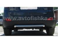 Hyundai ix35 (09-) защита заднего бампера, труба 70 мм