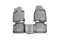 Коврики в салон NISSAN Qashqai+2 2008-2014, 4 шт. (полиуретан)