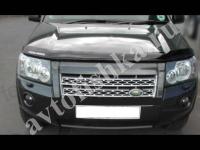 Дефлектор капота темный с надписью Land Rover Freelander 2 2007-