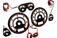 Audi A6 (C5) 97-04 светодиодные шкалы (циферблаты) на панель приборов - дизайн 2