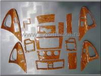 Toyota Camry V40 (06-) накладки панелей салона, дизайн под дерево, комплект 17 предметов.