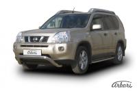 Защита передняя Arbori d76 низкая "мини" NISSAN X-TRAIL 2007-2010