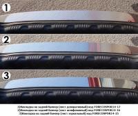 Ford Ecosport (14–) Накладка на задний бампер (лист шлифованный)