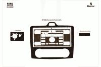 Ford Focus 2004-2010 декоративные накладки (отделка салона) под дерево, карбон, алюминий