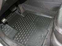 Hyundai Santa Fe (10–11) Коврики 3D в салон, 4 шт. (полиуретан), чёрные