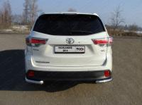 Toyota Highlander (14–) Защита задняя (уголки) 60,3 мм