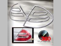 Mercedes-Benz W211 E class рамки хромированные на задние фонари, комплект 2 шт.