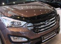 Hyundai Santa Fe (12–/15–) Дефлектор капота, темный