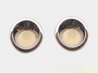 Land Rover Discovery 3 (05-11) рамки противотуманных передних фар хромированные, комплект 2 шт.