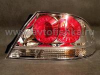 Mitsubishi Lancer, Cedia (00-03) фонари задние хромированные, дизайн Altezza, комплект 2 шт.