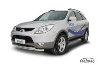 Защита переднего бампера Arbori d57+d57 двойная HYUNDAI IX-55 2009-