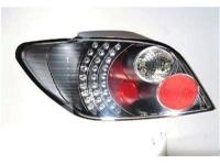 Peugeot 307 хэтчбек (01-) фонари задние светодиодные, черно-хромированные