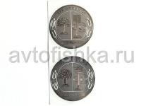 Металлизированная эмблема AMG Affalterbach, комплект 2 шт.