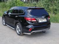 Hyundai Grand Santa Fe (13–) Защита задняя (уголки) 60,3 мм