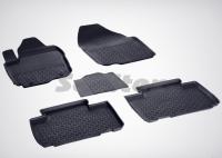 Toyota RAV4 (13–/15–) Коврики салона резиновые с высоким бортиком